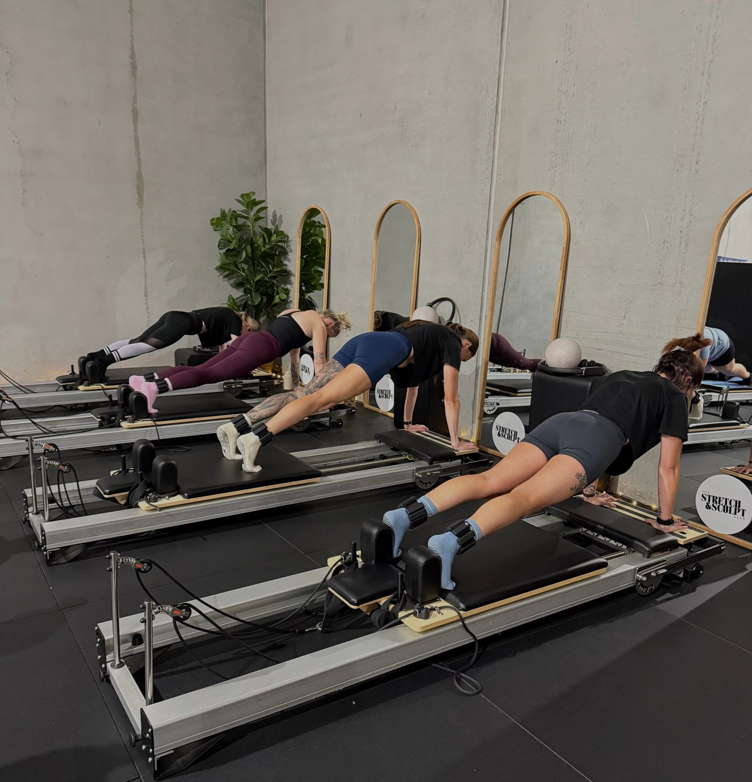 Reformer Pilates class at SSC